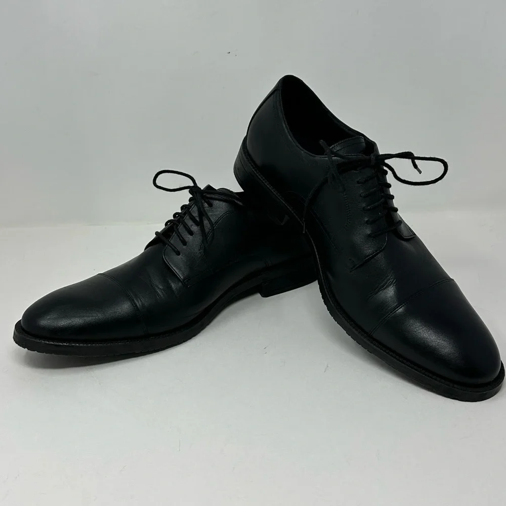 Cole Haan Men’s Dress Shoes Waterproof Black Grand 360 C34136 Leather Lace